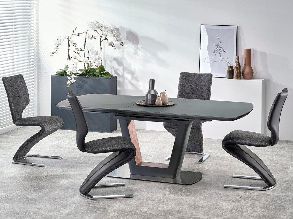 Table Houston 722 (Anthracite + Walnut)
