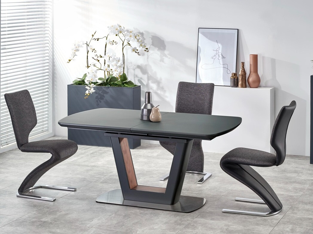 Table Houston 722 (Anthracite + Walnut)