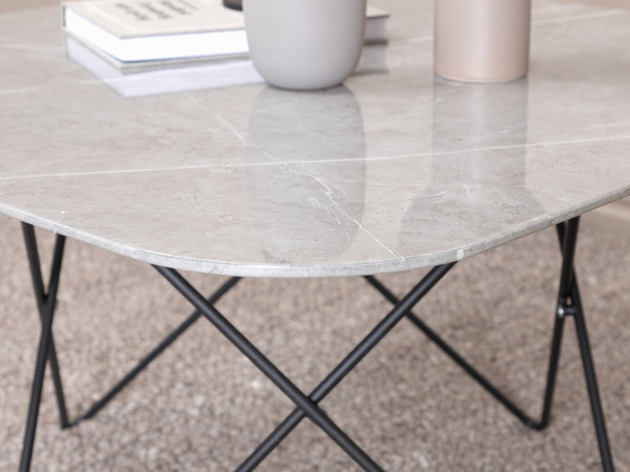 Coffee table Dallas 1723 (Grey + Black)