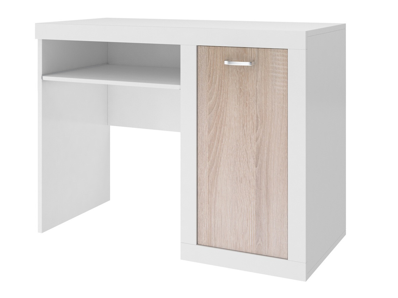 Desk Tentive 102 (White + Sonoma oak)
