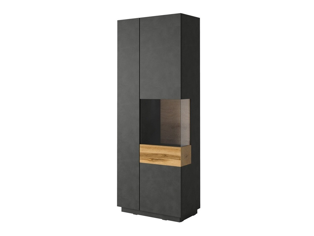 Bookcase Livlore 100 (Matera grey + Wotan Oak)