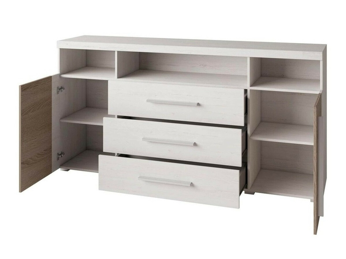 Chest of drawers Sorciro 100 (Nut + Dark oak)