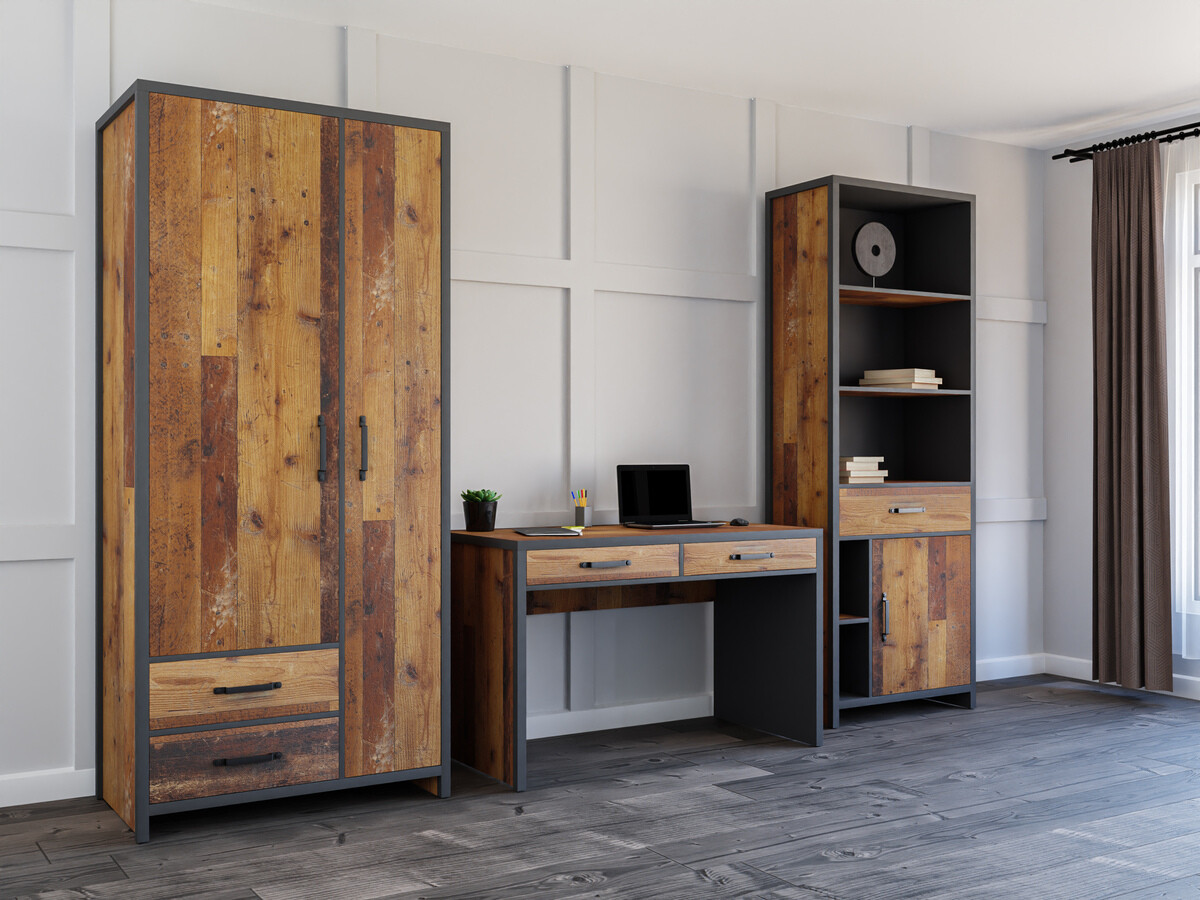 Home office set Belsera 114 (Brown + Matera grey)