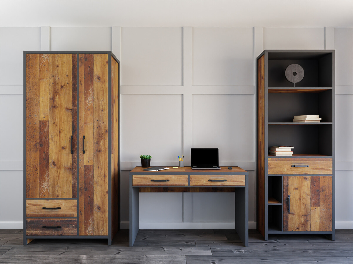 Home office set Belsera 114 (Brown + Matera grey)