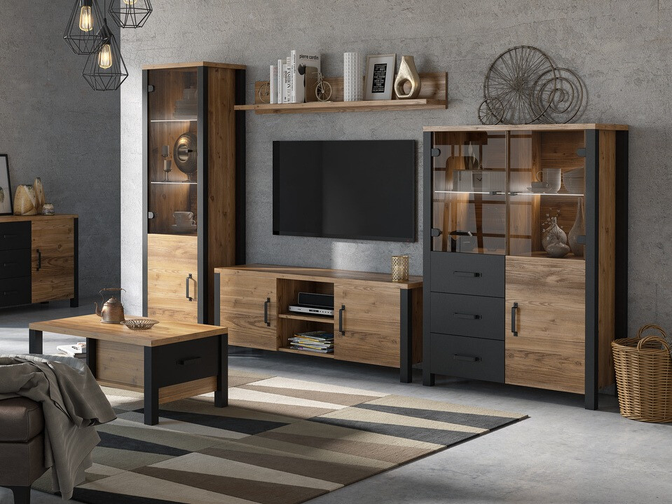 Wall shelf Tornua 100 (Dark spruce)