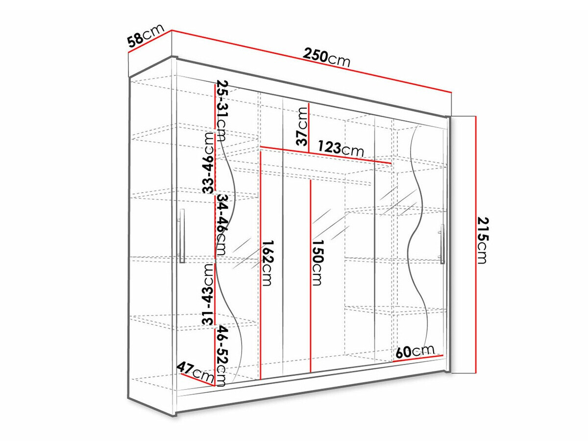 Wardrobe Closico Ordo III (White)