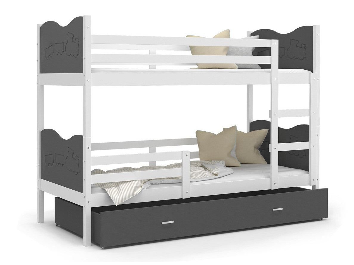 Bunk bed Aurora 110 (Grey)