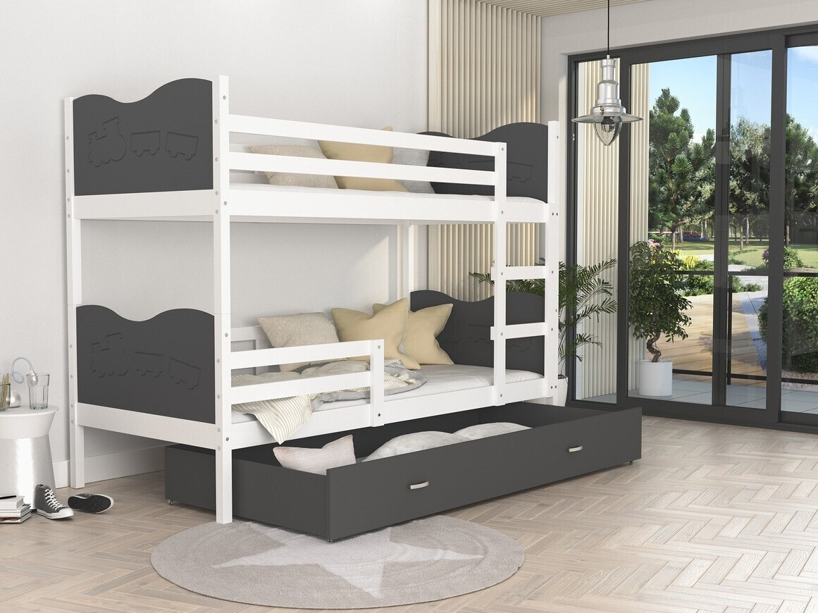 Bunk bed Aurora 110 (Grey)