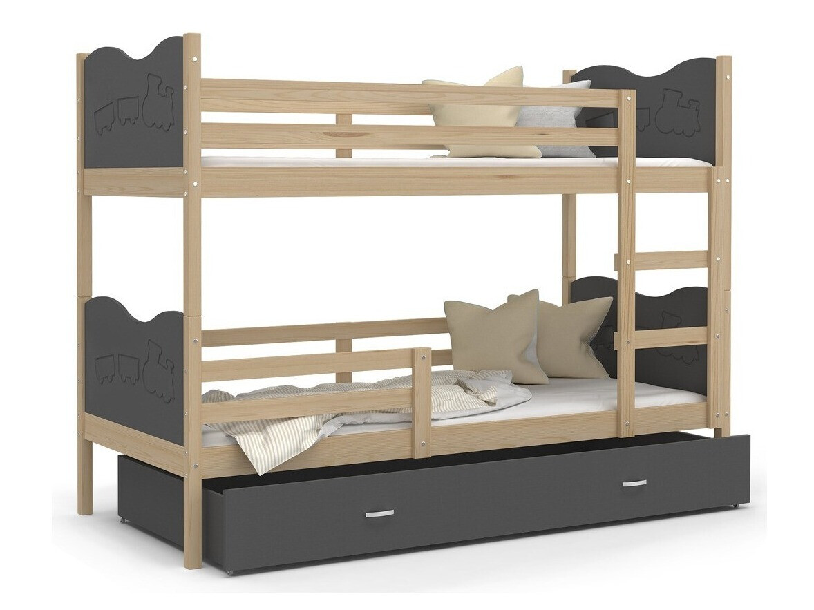 Bunk bed Aurora 110 (Grey)