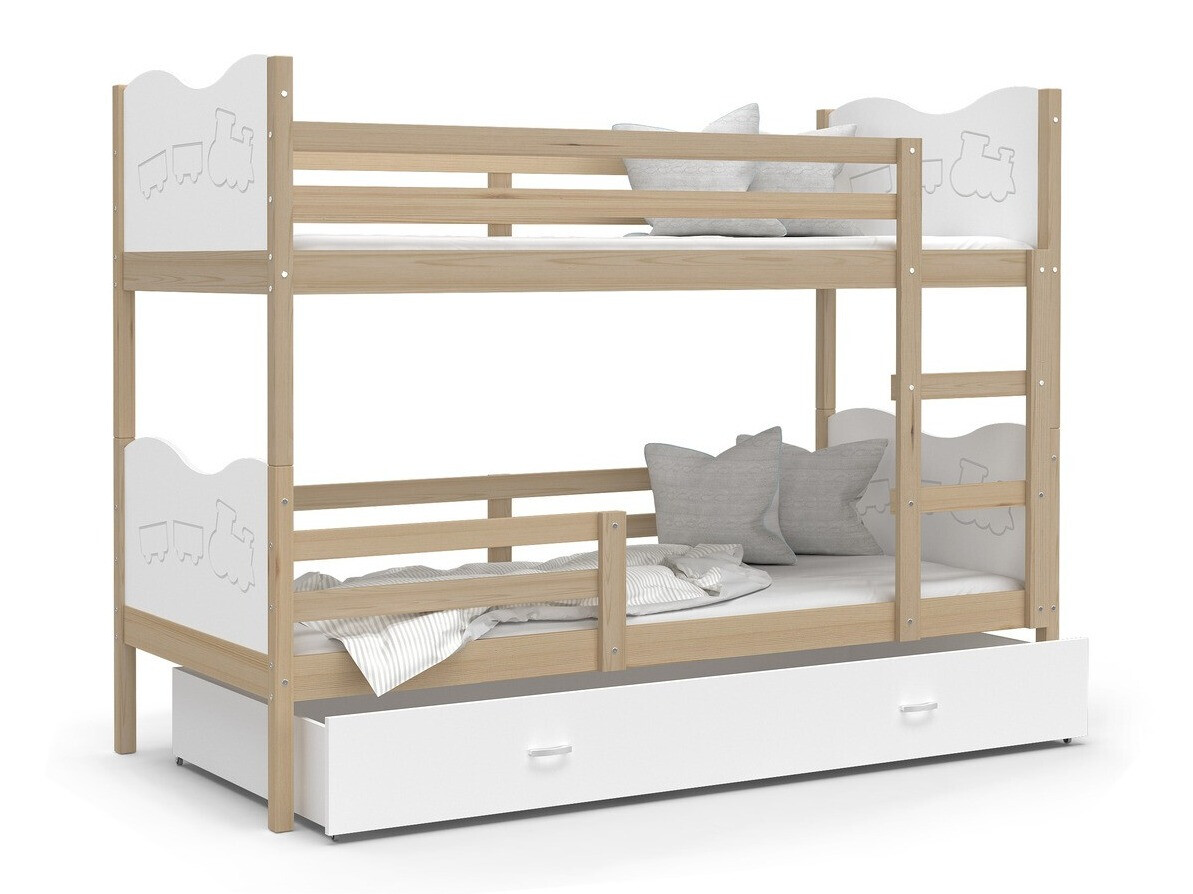 Bunk bed Aurora 110 (White)
