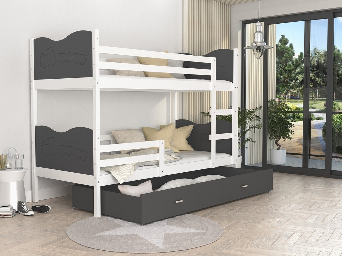 Bunk bed Aurora 112 (Grey)