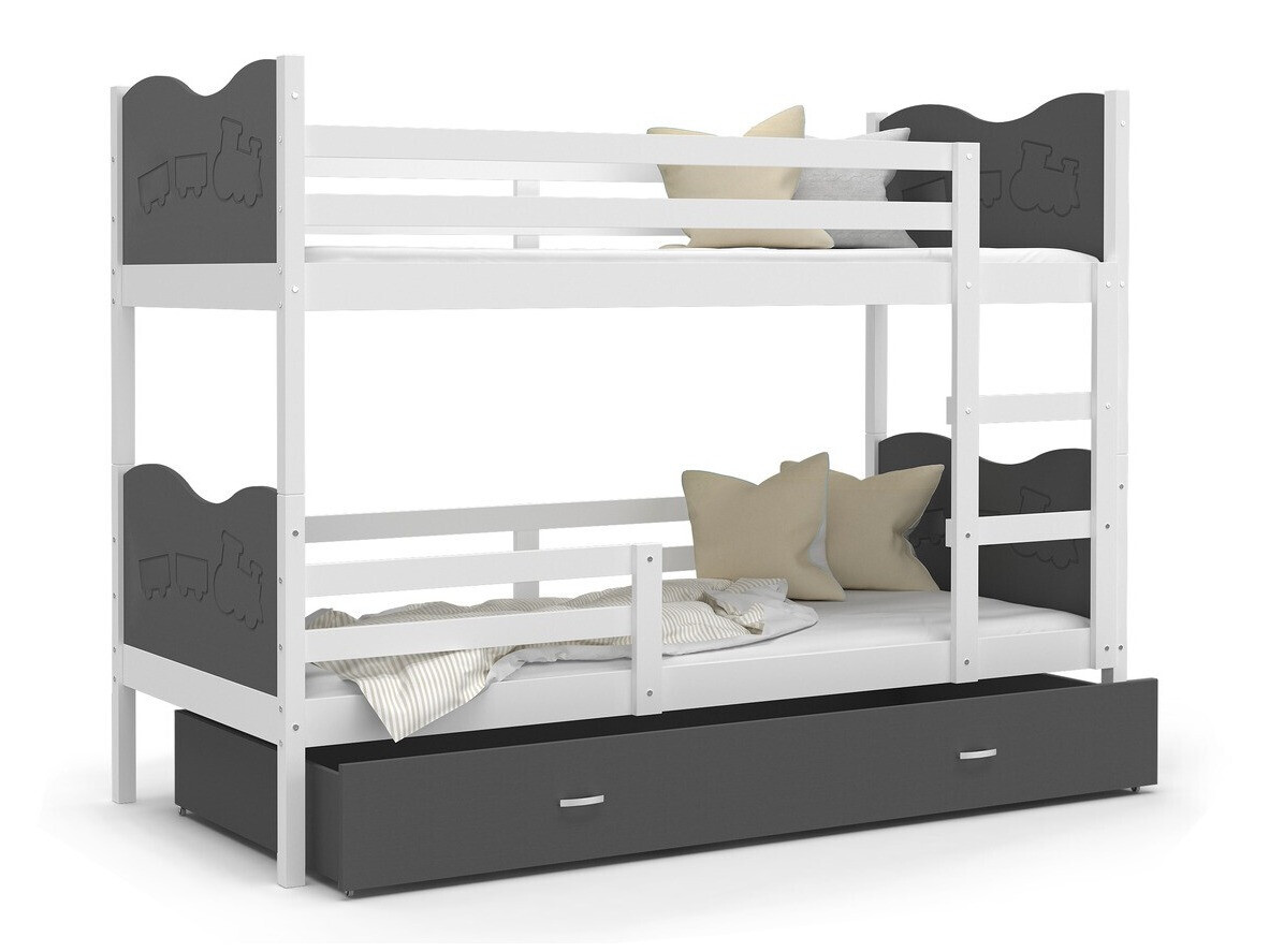 Bunk bed Aurora 112 (Grey)