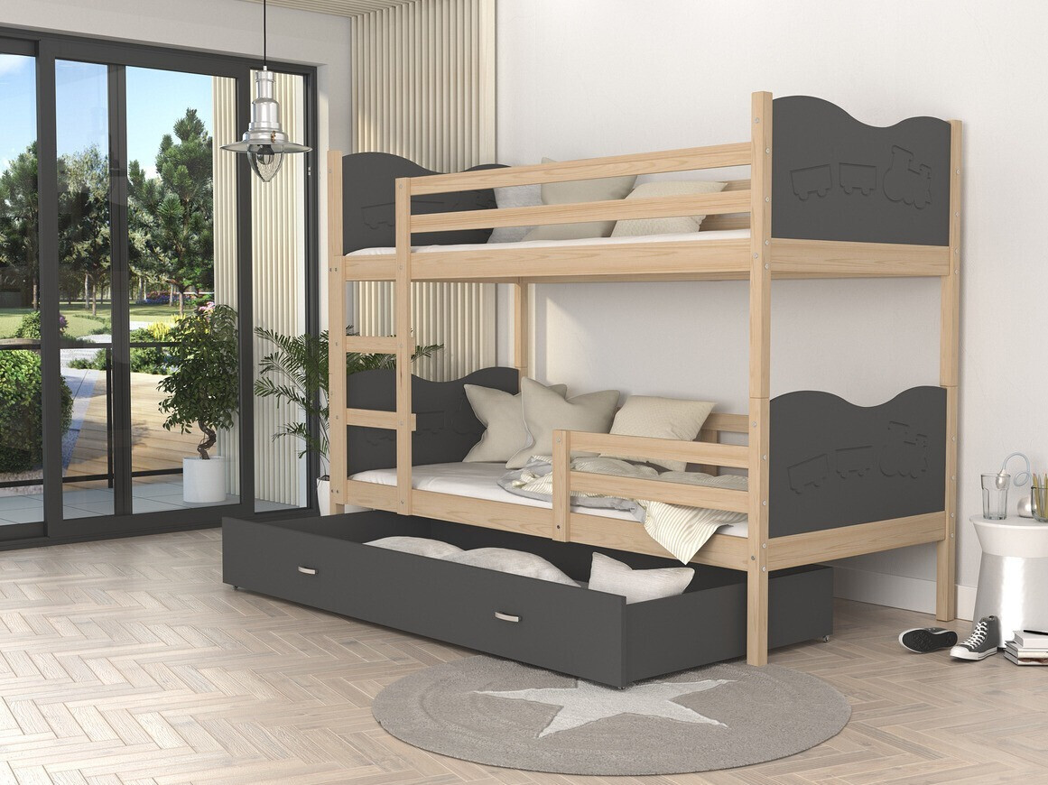 Bunk bed Aurora 112 (Grey)