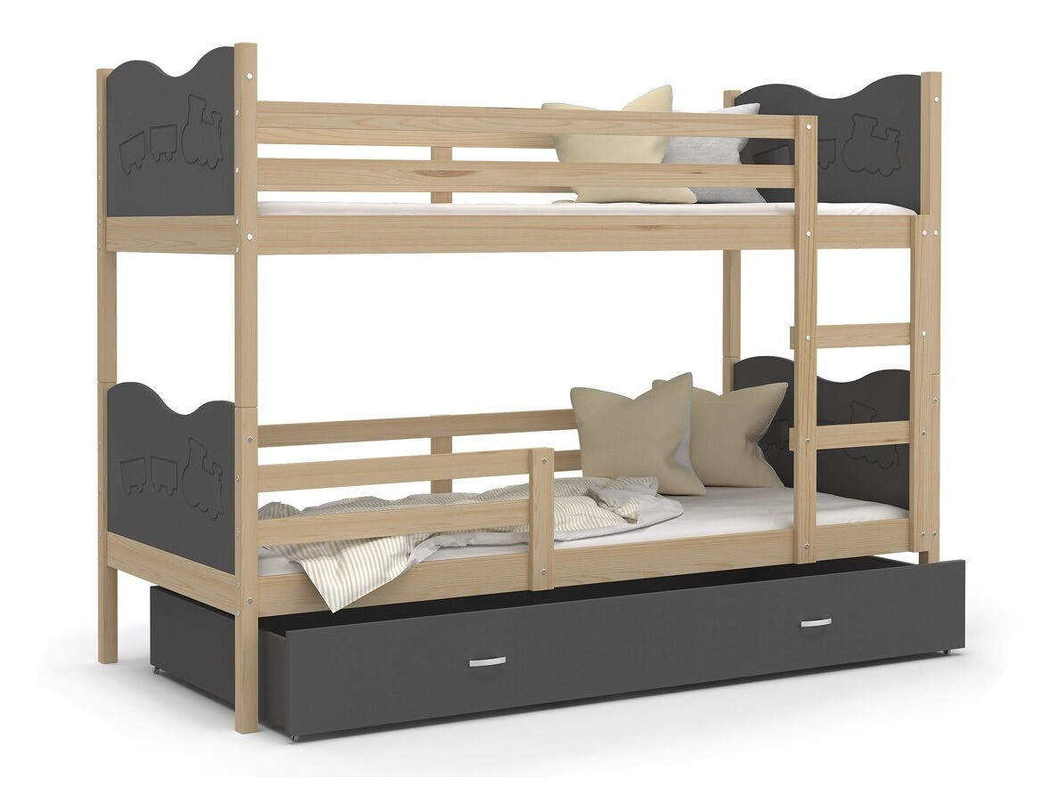 Bunk bed Aurora 112 (Grey)