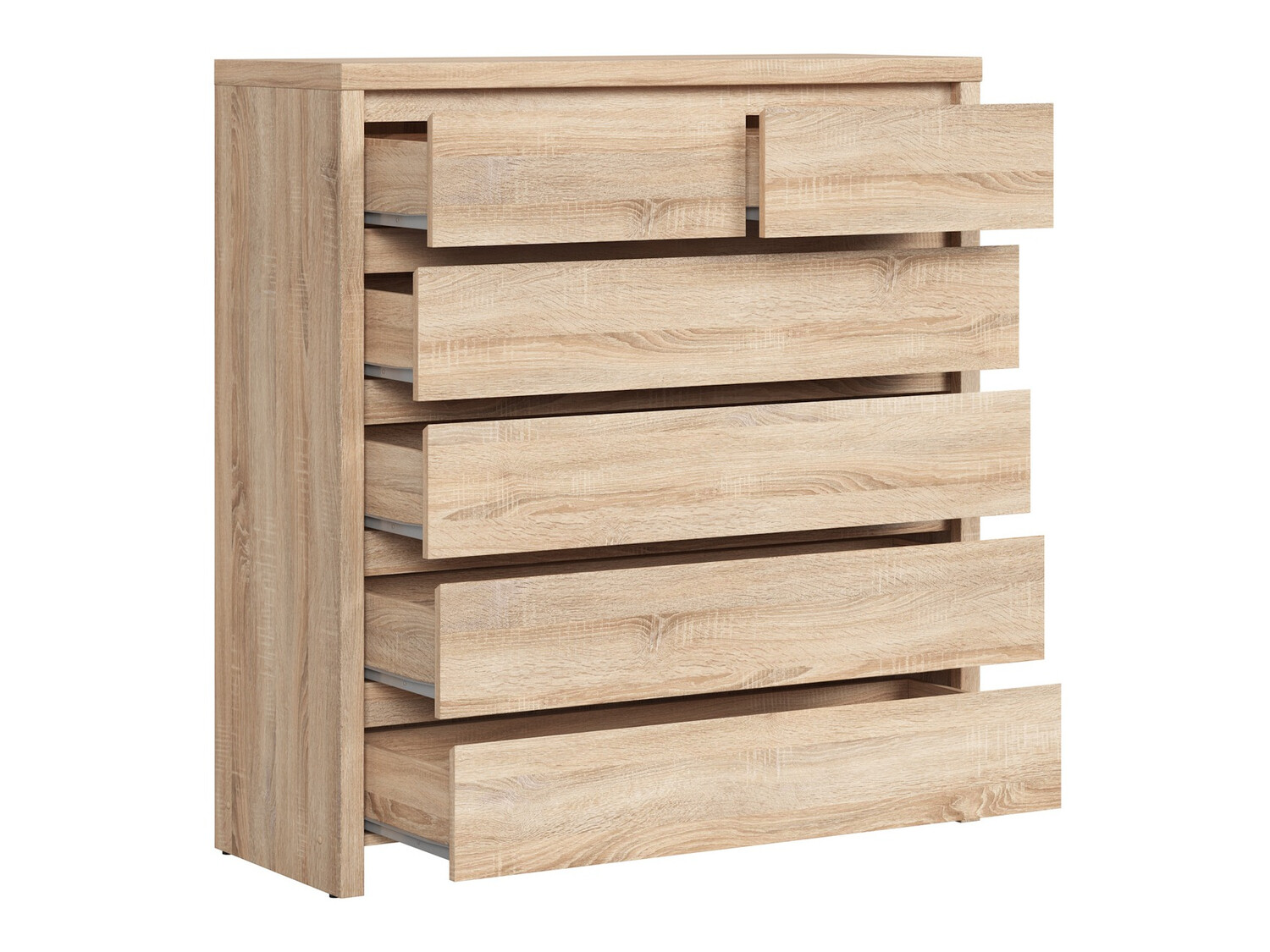 Chest of drawers Nolroma 126 (Sonoma oak)