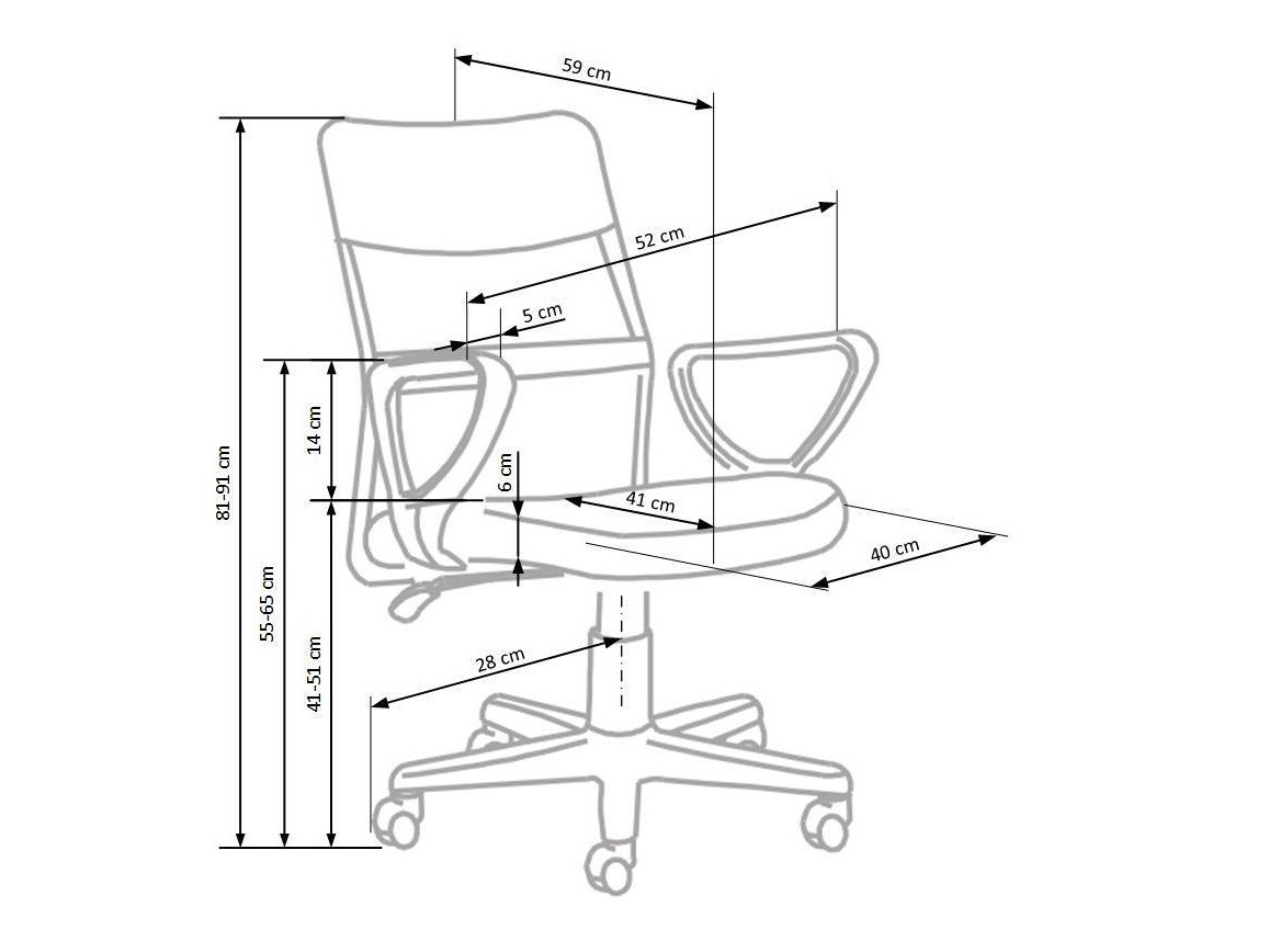 Children's chair Houston 397 (Turquoise)