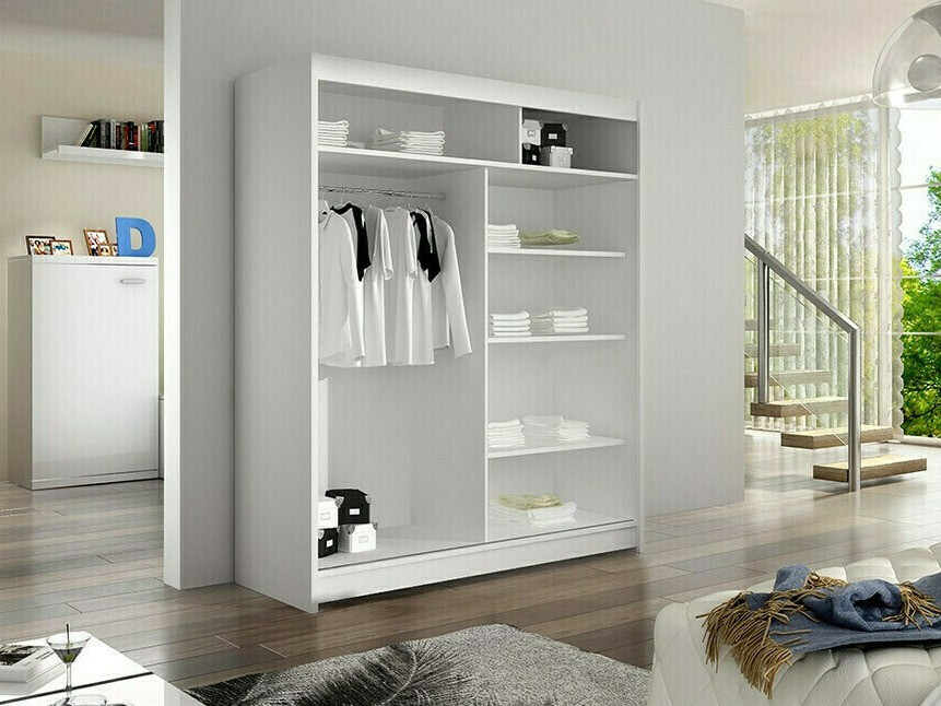 Wardrobe Closico Vastor I (Black + Artisan oak)