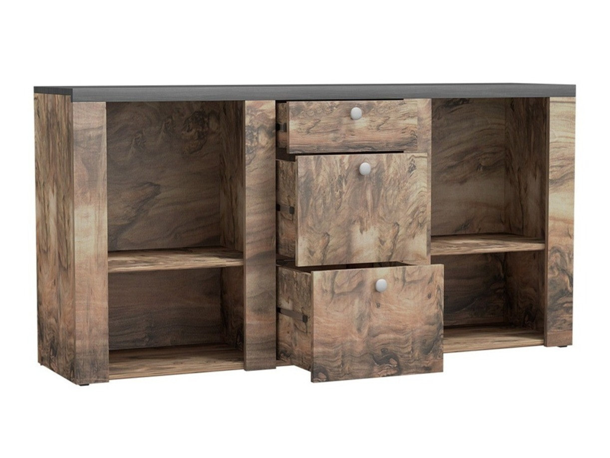 Chest of drawers Salelbo 107 (Nut)