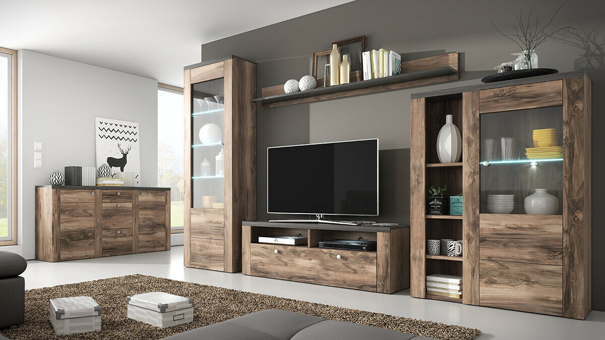 Chest of drawers Salelbo 107 (Nut)