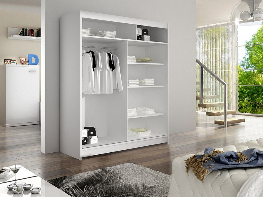 Wardrobe Closico Vastor V (Black + Artisan oak)