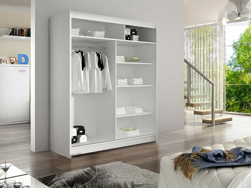 Wardrobe Closico Salvor I (Black + Artisan oak)