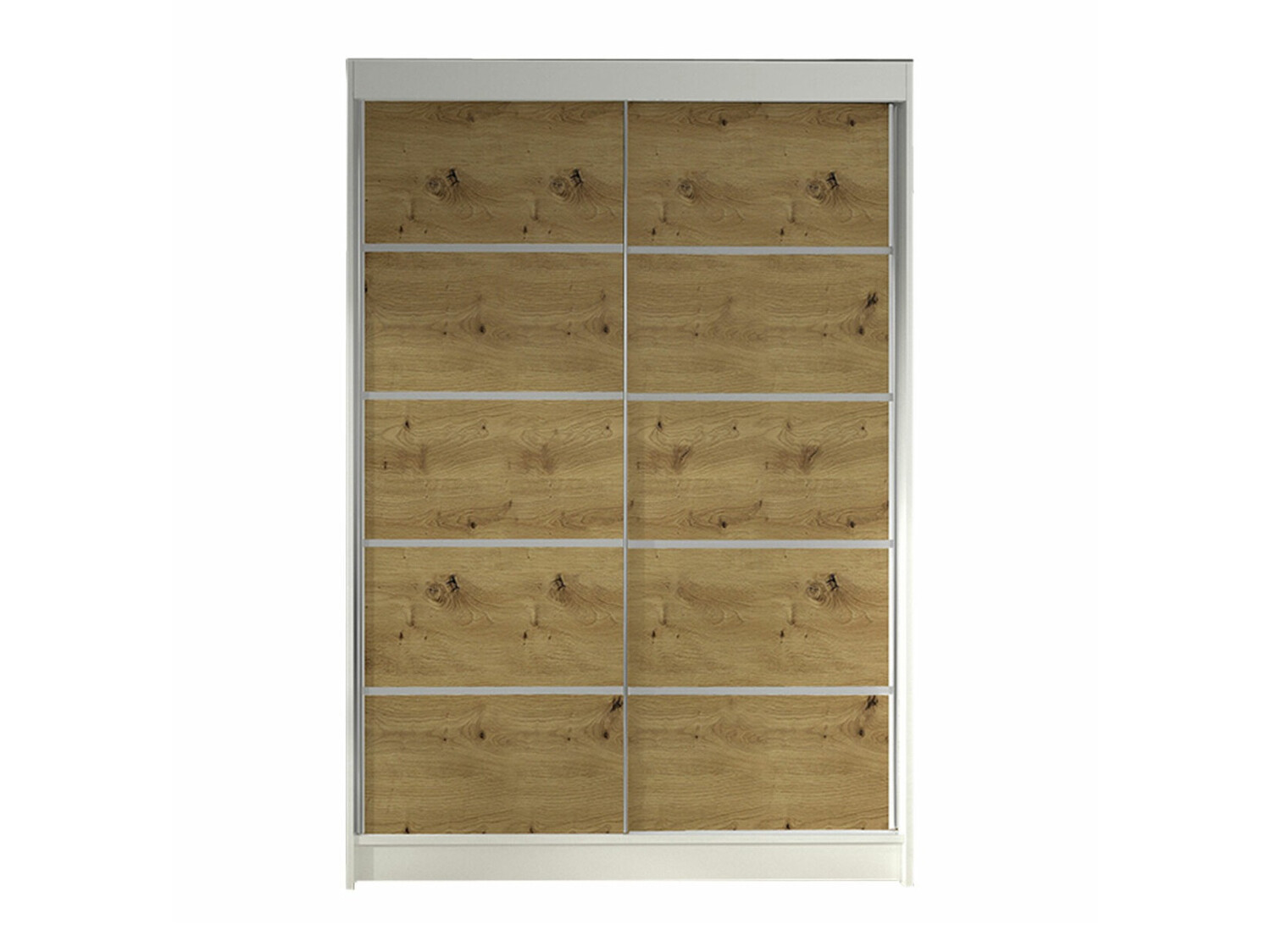 Wardrobe Closico Salvor IV (White + Artisan oak)