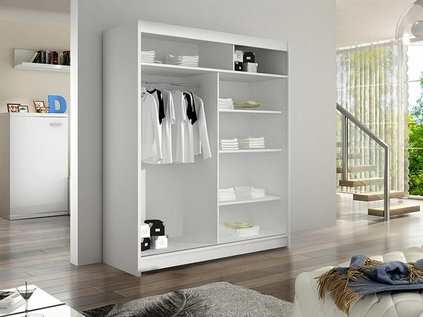 Wardrobe Closico Salvor V (Black + Artisan oak)