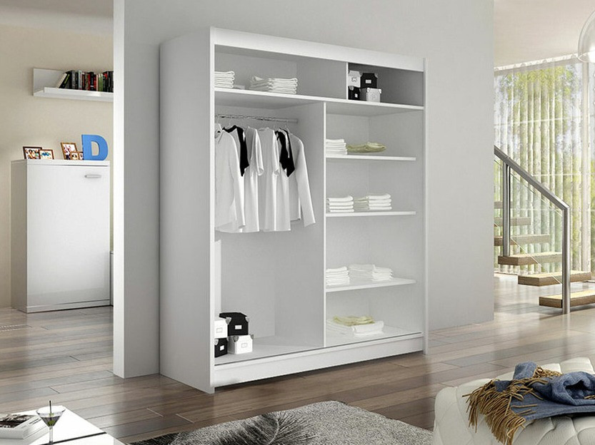 Wardrobe Closico Salvor V (Black + Artisan oak)