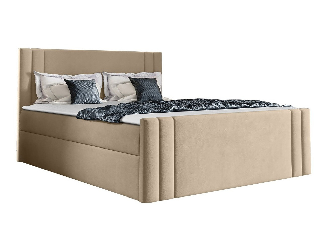 Continental bed Baltimore 156 (Amor Velvet 4304)