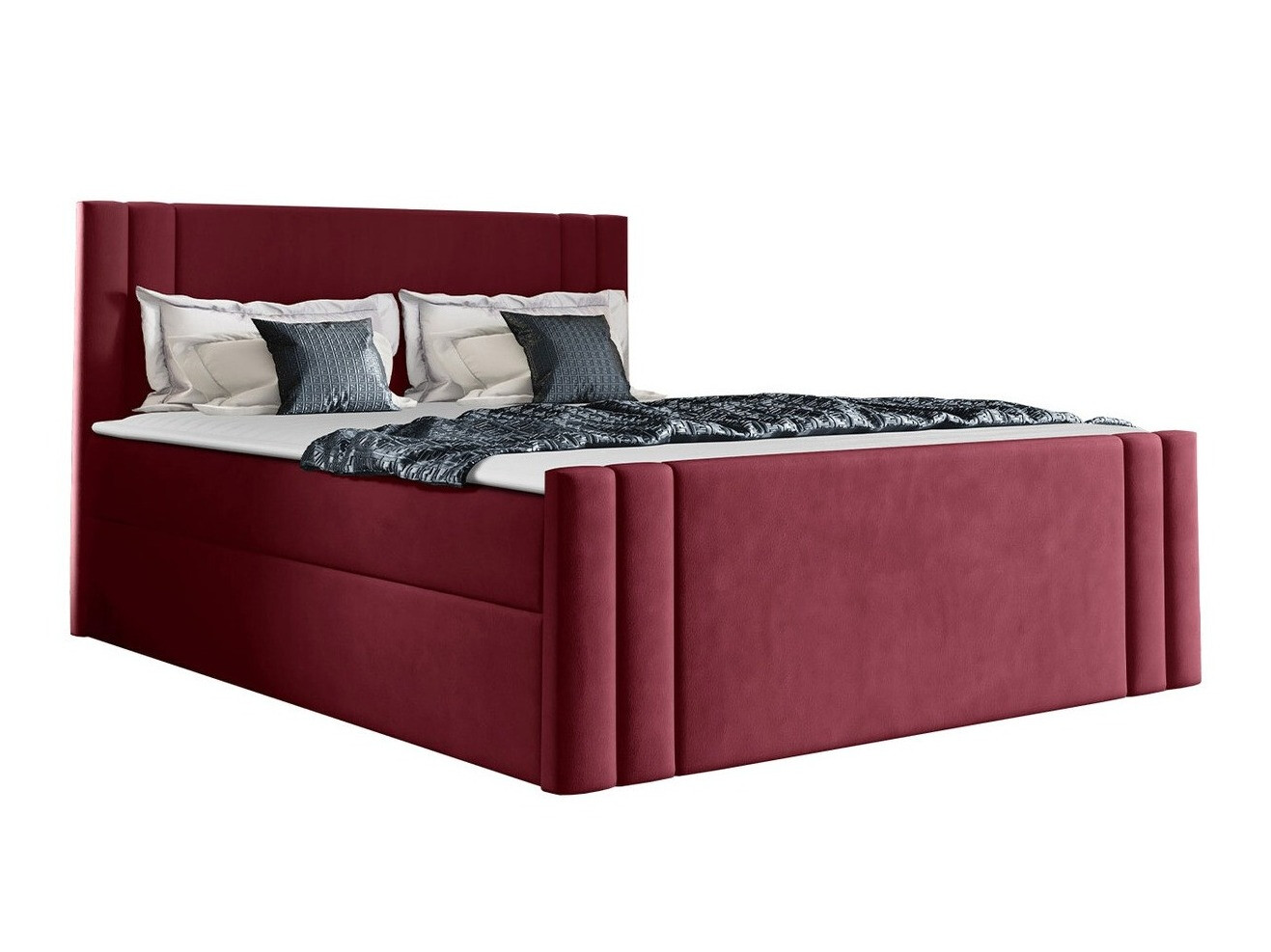 Continental bed Baltimore 156 (Amor Velvet 4307)