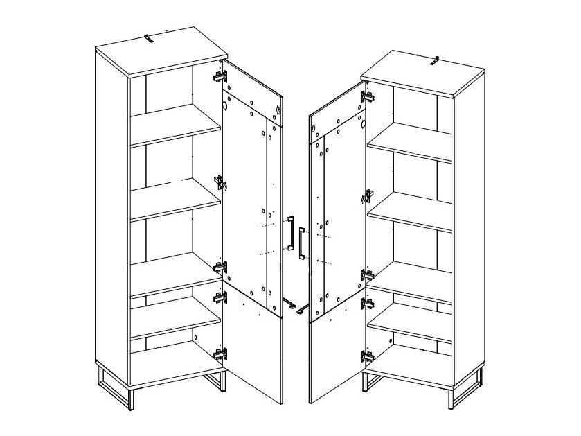 Bookcase Nucala 106