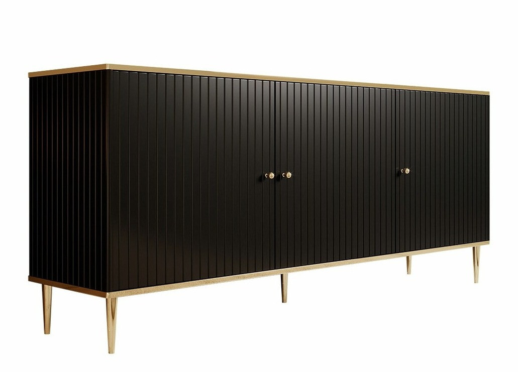 Sideboard Arces (Black + Golden)