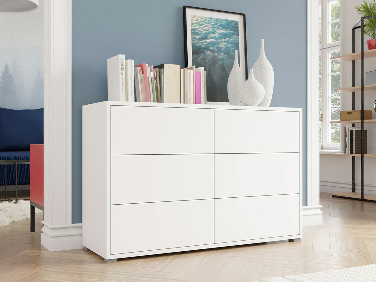 Chest of drawers Comfivo Tutela II (White)