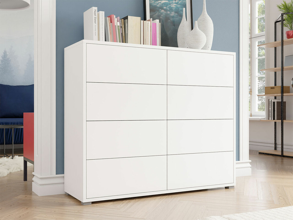 Chest of drawers Comfivo Tutela III (White)