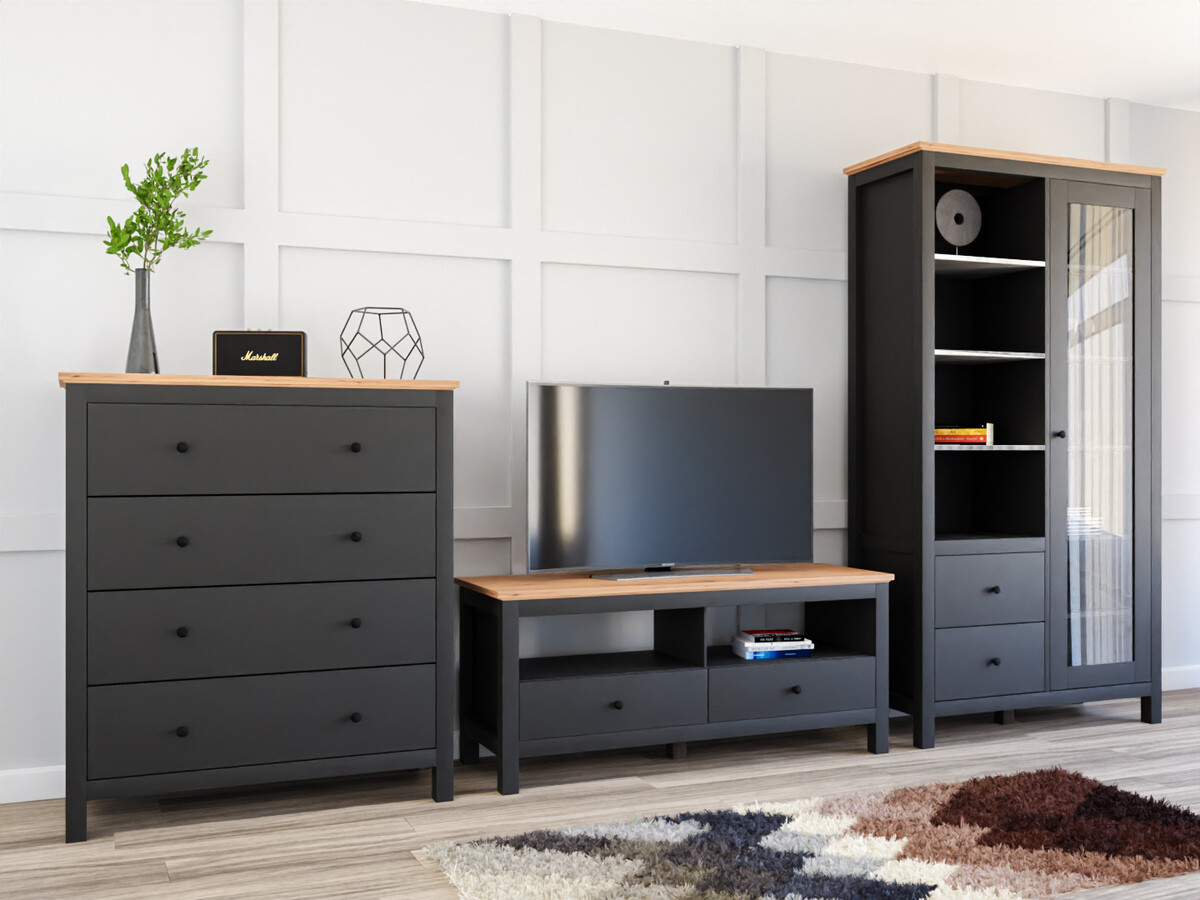 Living room set Sordoro 125 (Graphite + Artisan oak)
