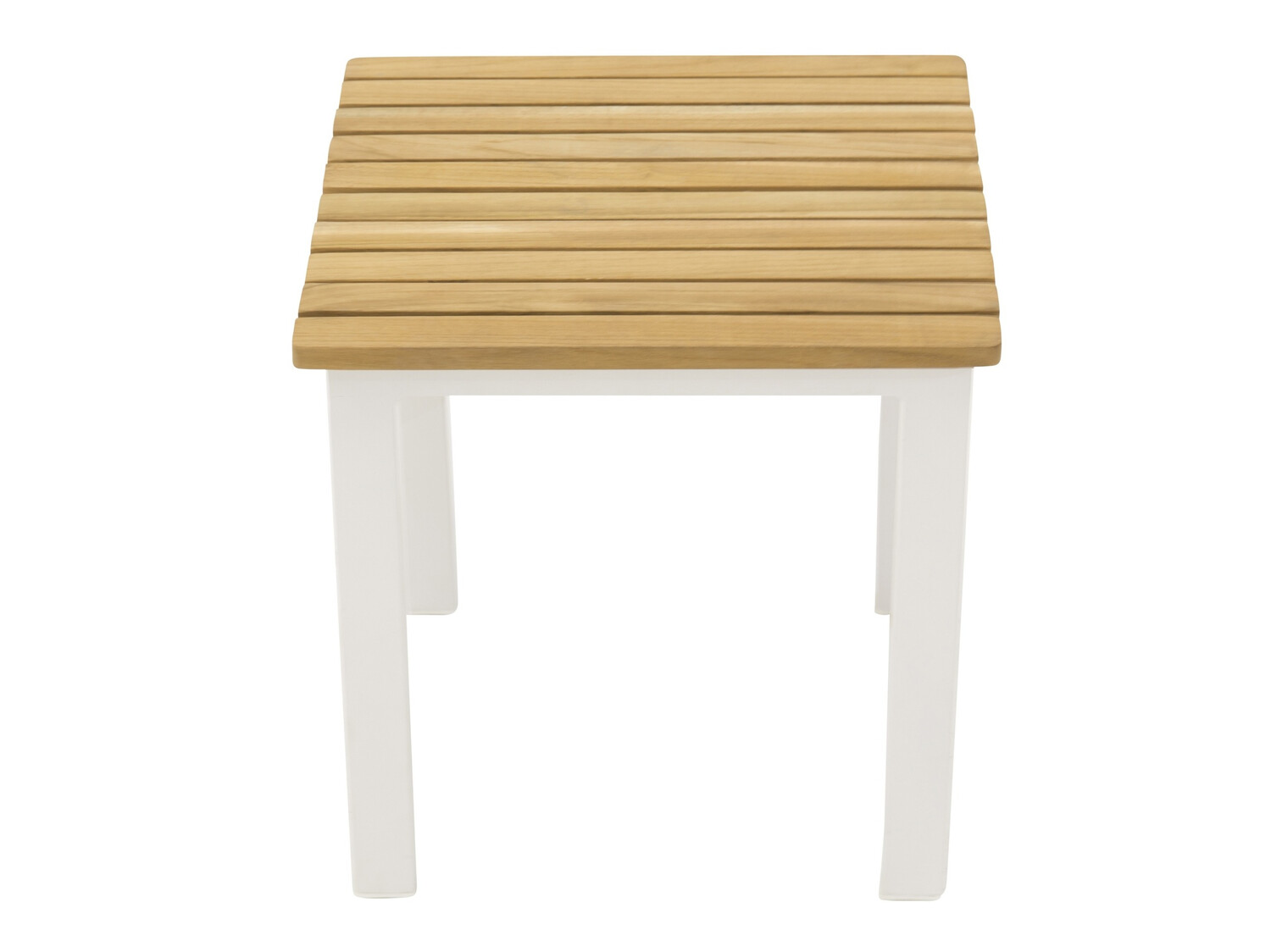 Outdoor coffee table Dallas 733 (Light wood + White)
