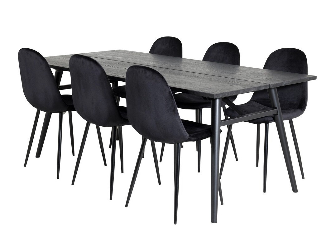 Dining set Dallas 1786 (Black)