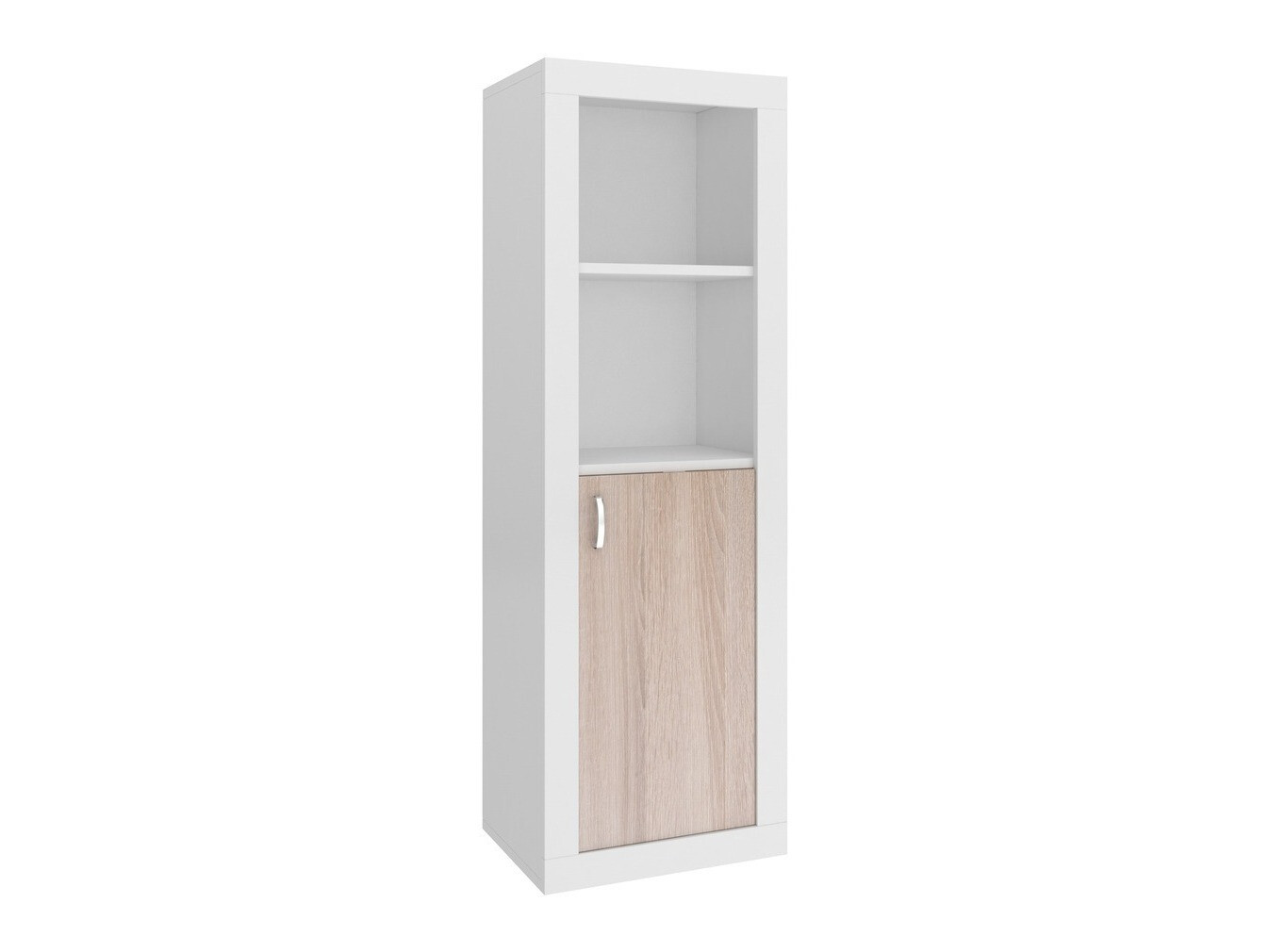 Bookcase Tentive 105 (White + Sonoma oak)