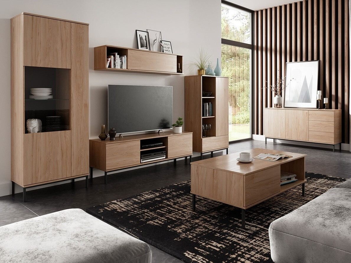 Living room set Lomsore 107 (Light wood)