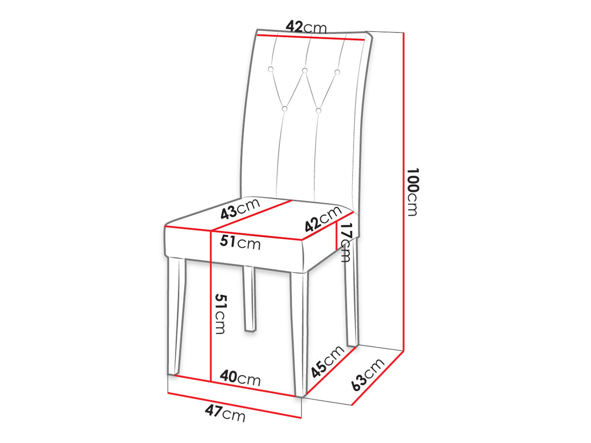 Chair Racine 108 (Magic Velvet 2258)