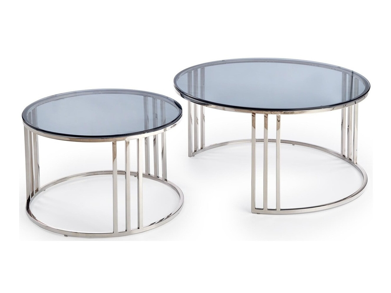 Nest of coffee tables Houston 1503 (Silver)