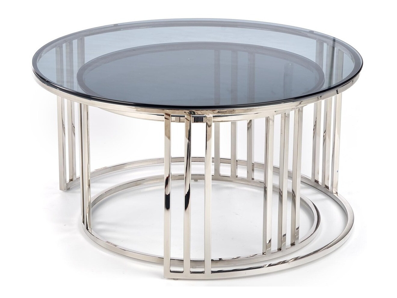 Nest of coffee tables Houston 1503 (Silver)