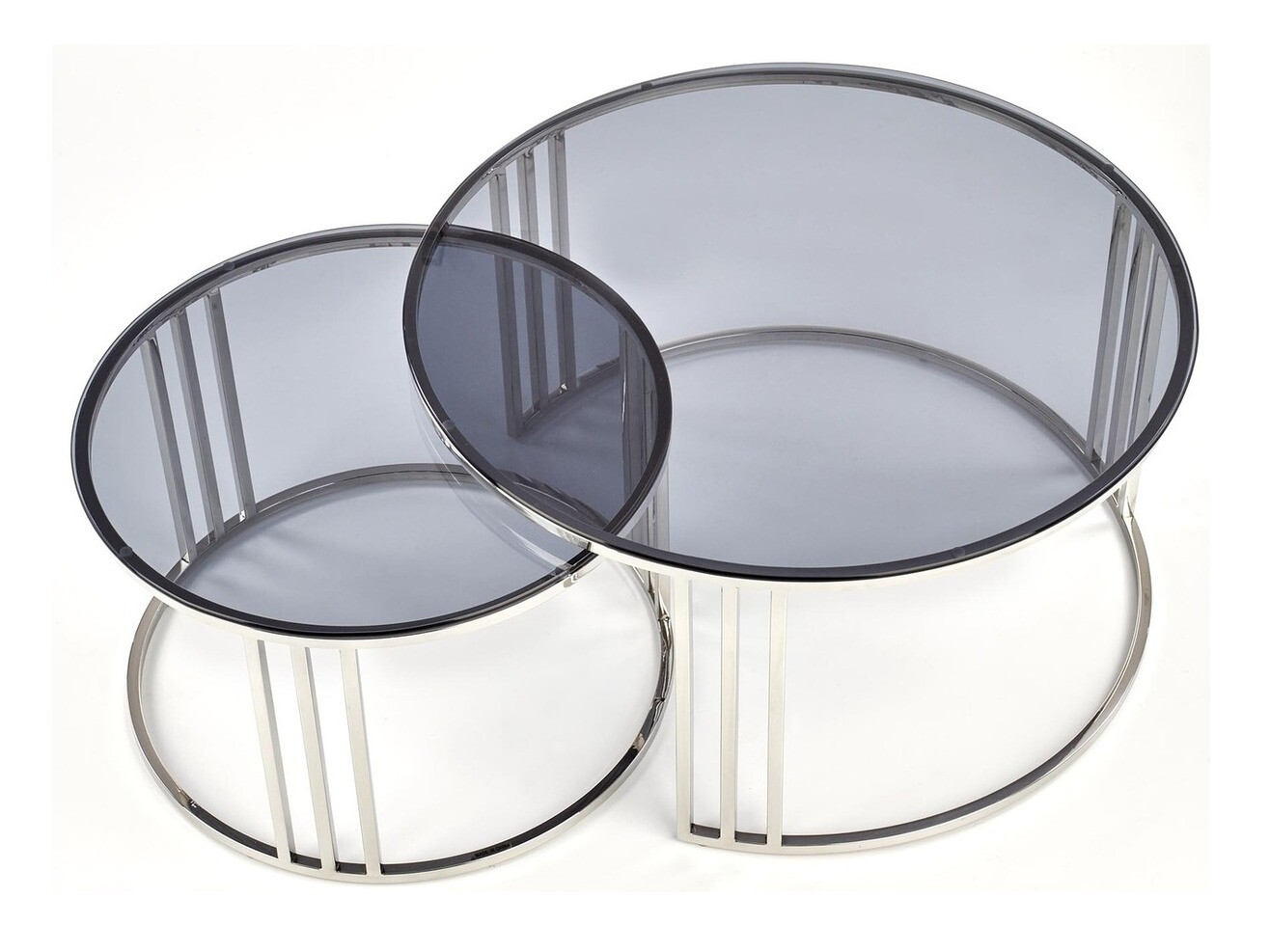 Nest of coffee tables Houston 1503 (Silver)