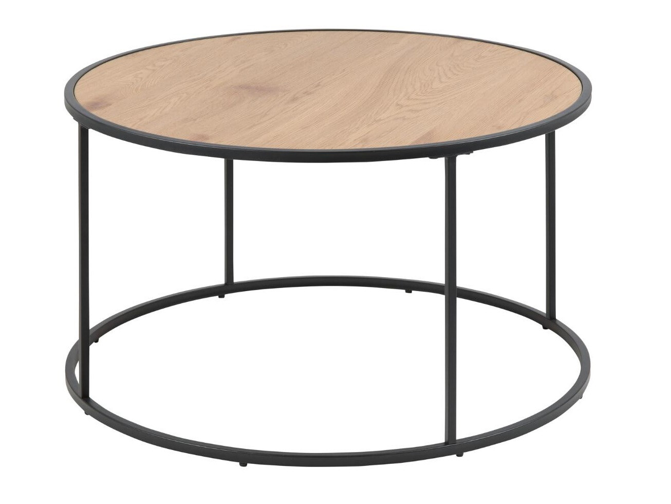 Coffee table Norsica Sevferi 188 (Black + Wild oak)