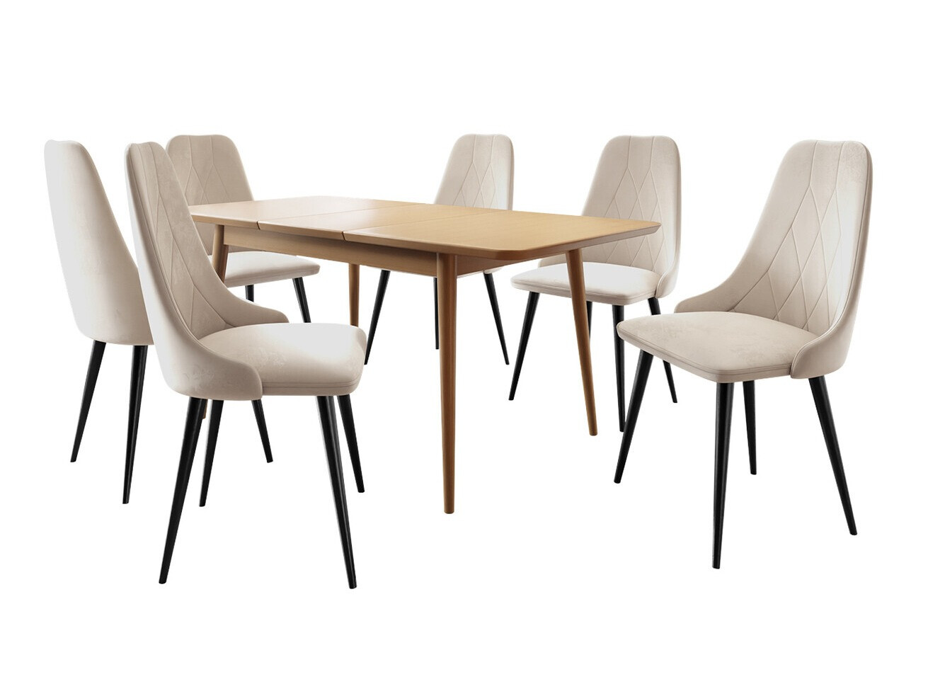 Dining set Racine 125 (Brown)