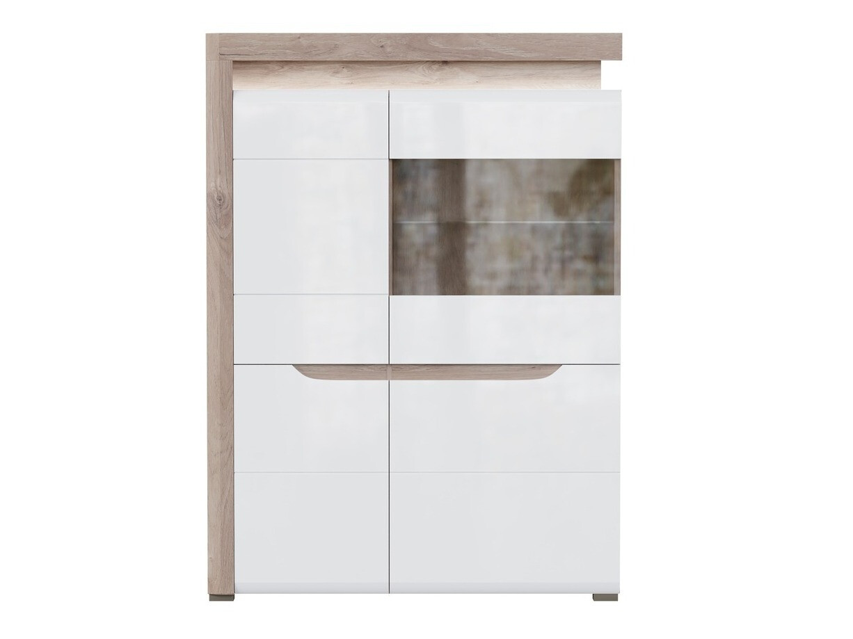 Sideboard Revelmi 104 (Oak + Glossy white)