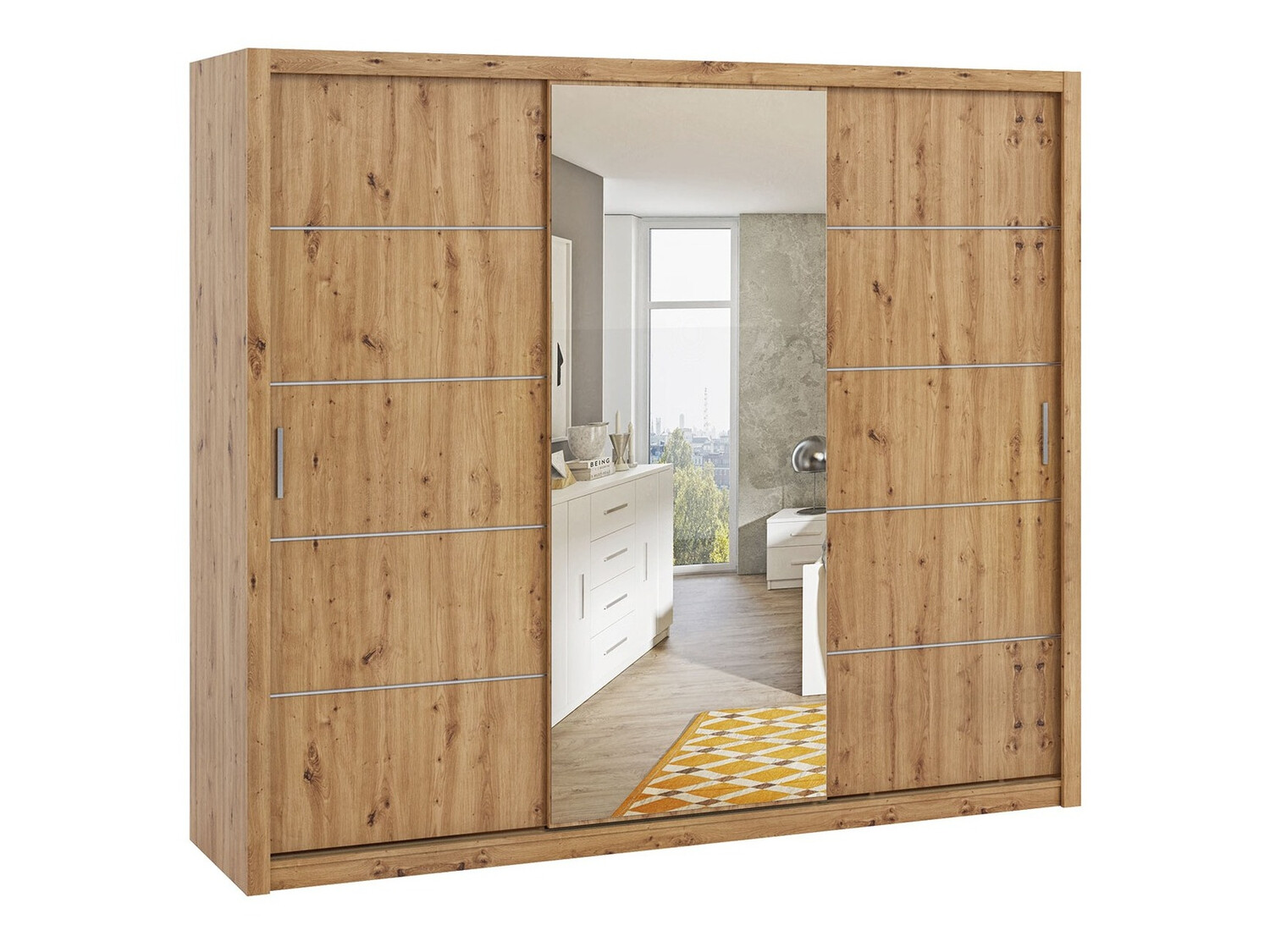 Wardrobe Catromi 111 (Artisan oak)