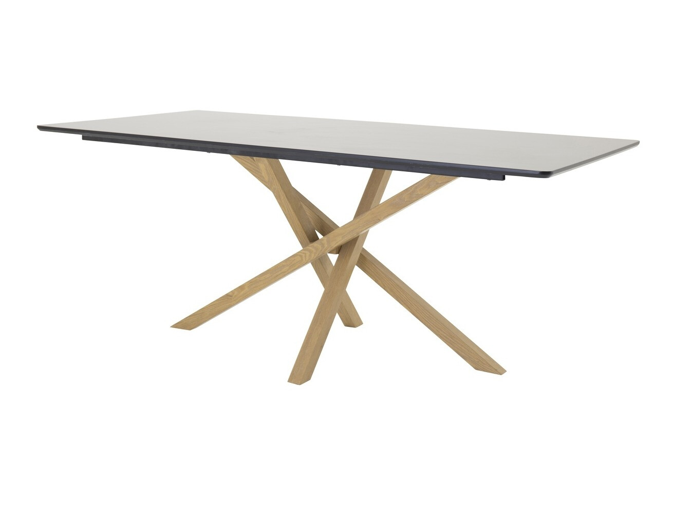Table Dallas 193 (Black + oak)