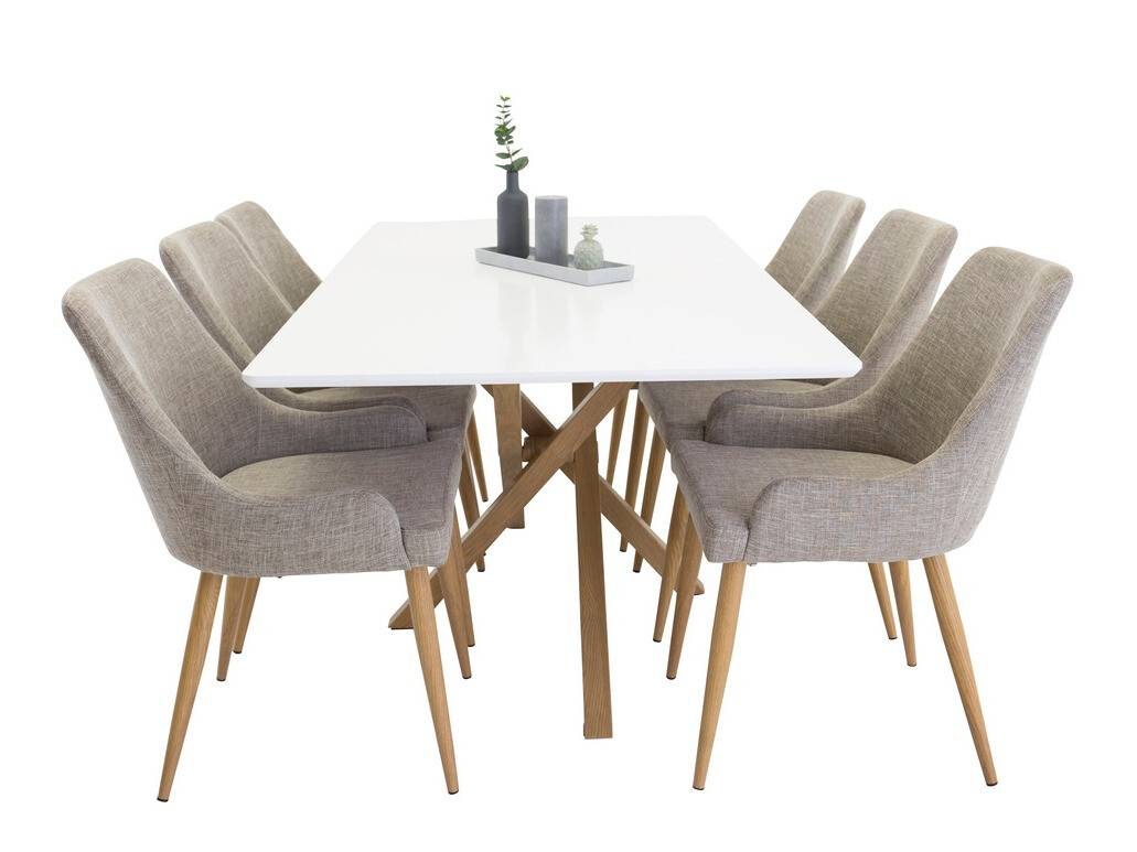 Table Dallas 193 (White + oak)