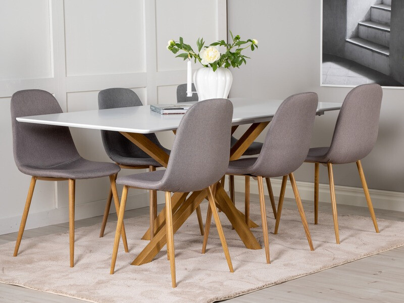 Table Dallas 193 (White + oak)